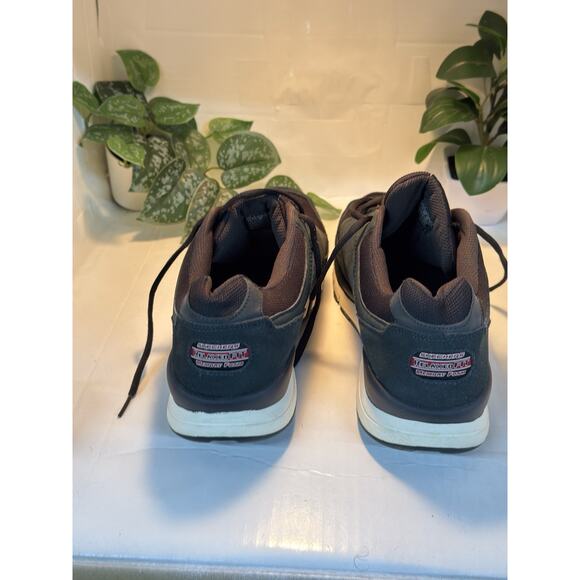 SKECHERS Men's Relaxed Fit Direct Flight Shoes Casual Sneakers Black Size 12 - Picture 3 of 6